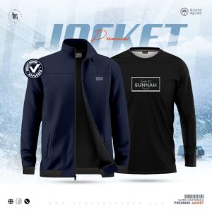 Men’s Premium Jacket (Nevy blue) with free T-Shirt