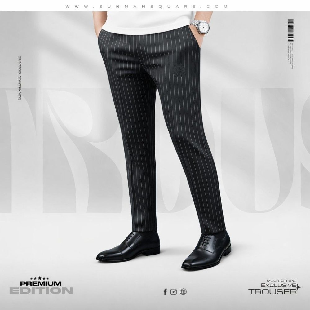 Premium Vertical Stripe Trouser