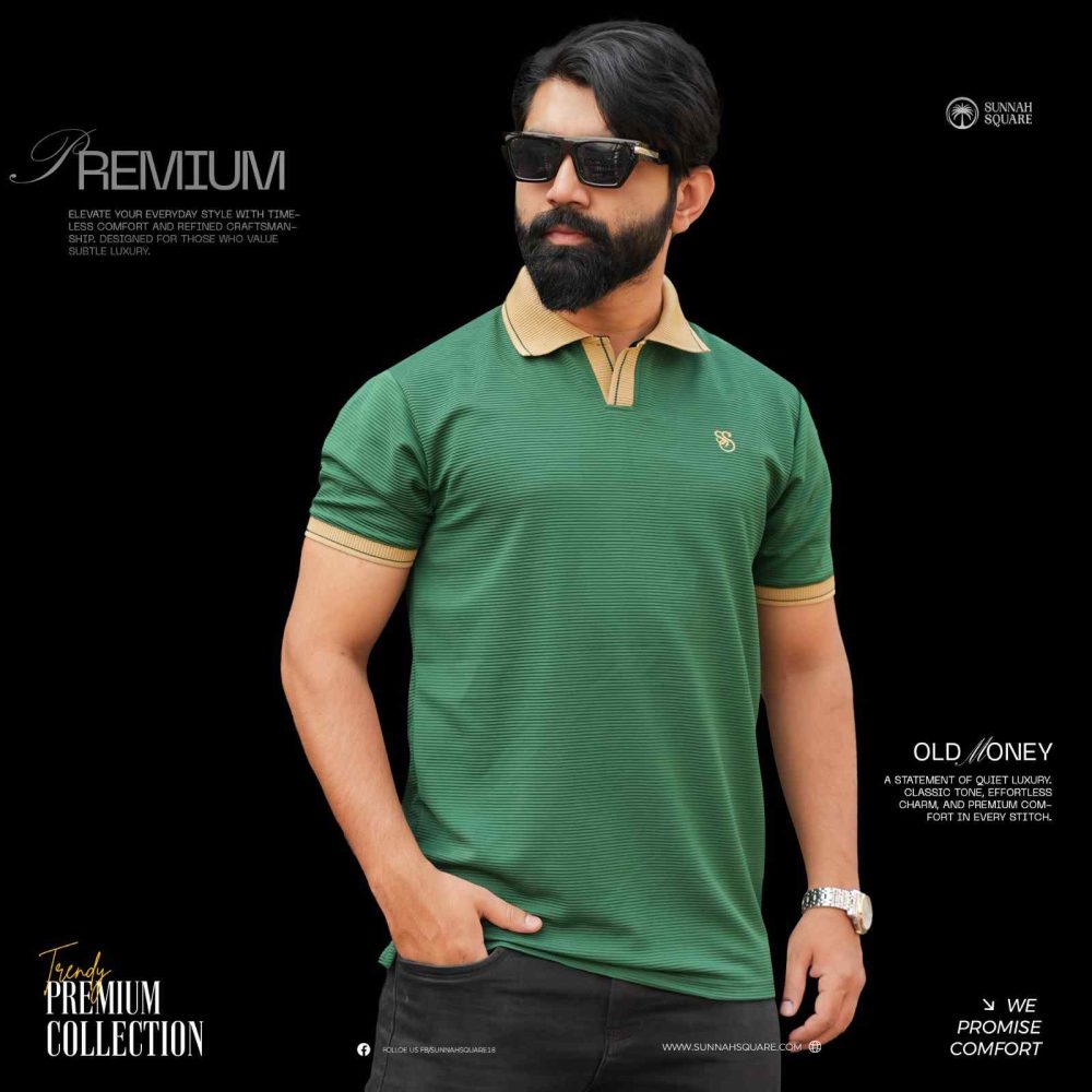 Premium China Polo Green Color