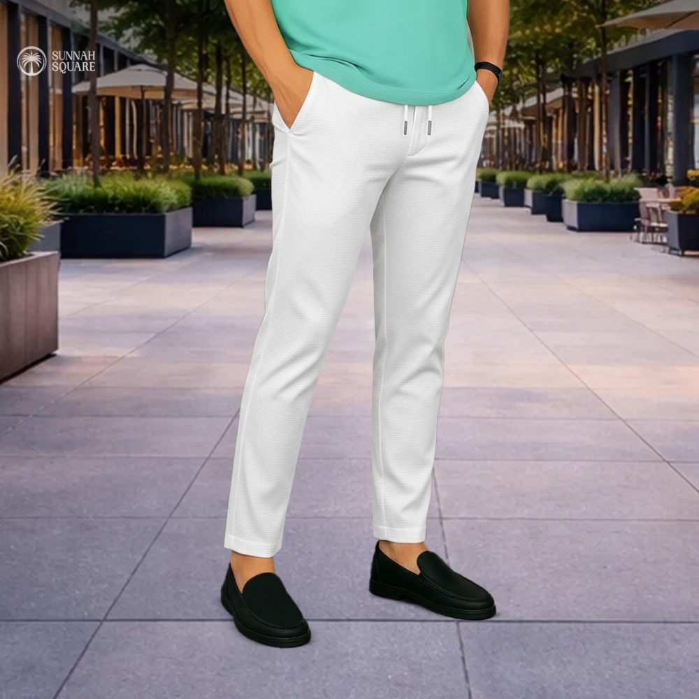 Premium China Trouser - White